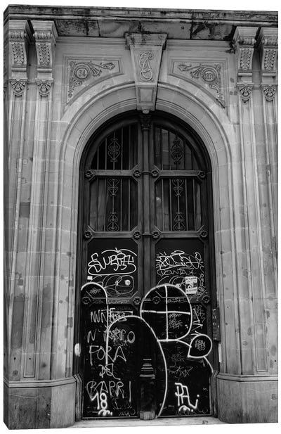 Barcelona Doors II Canvas Art Print - Catalonia Art