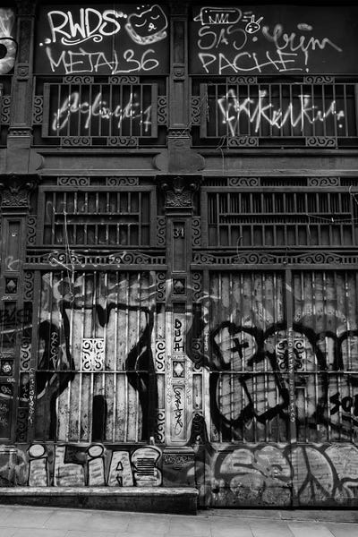 Barcelona Graffiti by Bethany Young art print