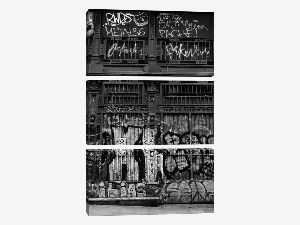 Barcelona Graffiti by Bethany Young 3-piece Canvas Artwork