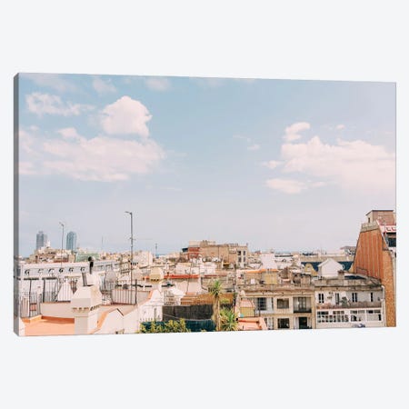 Barcelona Rooftops Canvas Print #BTY1269} by Bethany Young Canvas Art Print