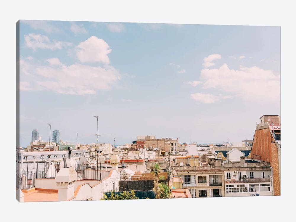 Barcelona Rooftops by Bethany Young 1-piece Art Print