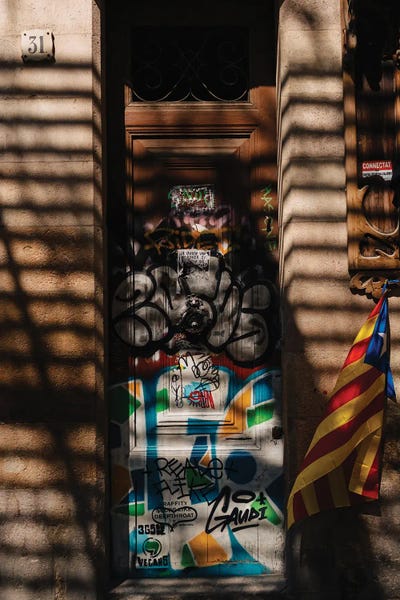 Barcelona Shadows by Bethany Young art print