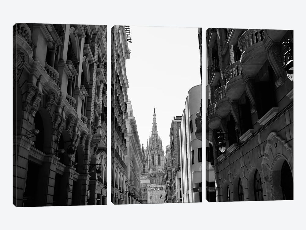 Cathedral of Barcelona by Bethany Young 3-piece Art Print