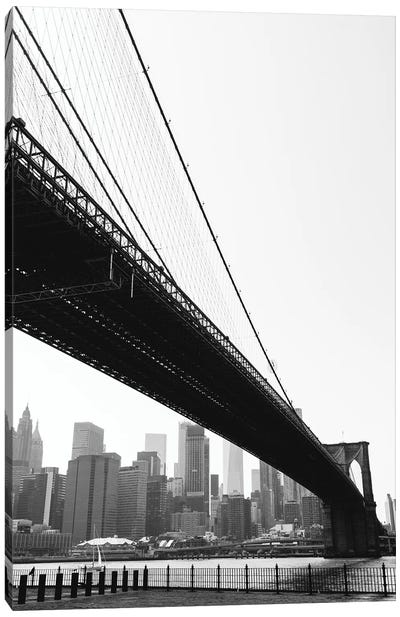 Brooklyn View II Canvas Art Print - Brooklyn Bridge