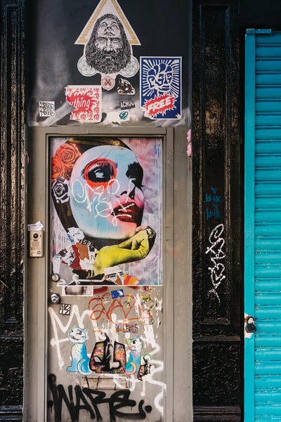 East Village Street Art III by Bethany Young canvas print