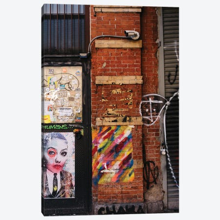 East Village Street Art IV Canvas Print #BTY1328} by Bethany Young Canvas Artwork