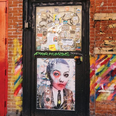 East Village Street Art V by Bethany Young canvas print