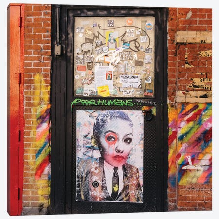 East Village Street Art V Canvas Print #BTY1329} by Bethany Young Canvas Artwork