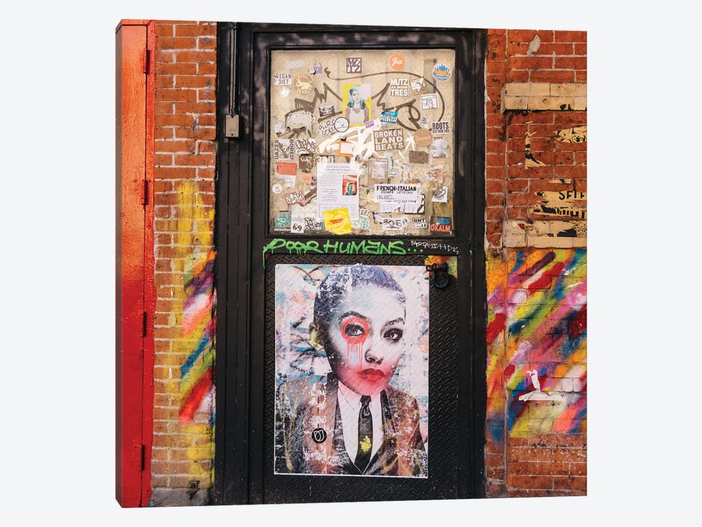 East Village Street Art V by Bethany Young 1-piece Canvas Art