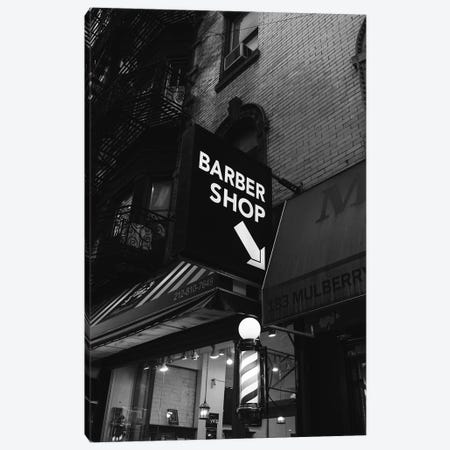 Manhattan Barber Shop Canvas Print #BTY1335} by Bethany Young Canvas Wall Art
