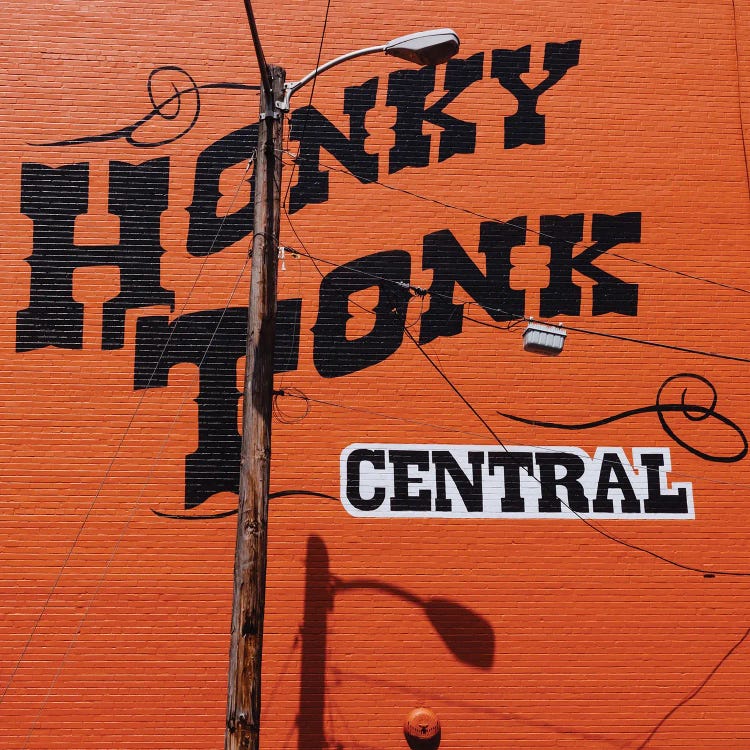 Nashville Honky Tonk by Bethany Young wall art