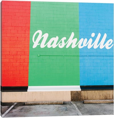 Nashville Street Art VI Canvas Art Print - Tennessee Art