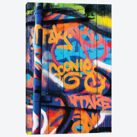 Goonies Graffiti Canvas Print #BTY1384} by Bethany Young Art Print