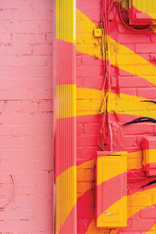 Pink And Yellow by Bethany Young wall art