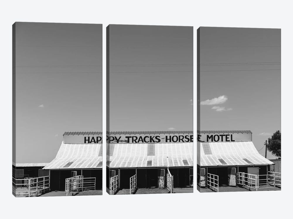 Horse Motel by Bethany Young 3-piece Canvas Print