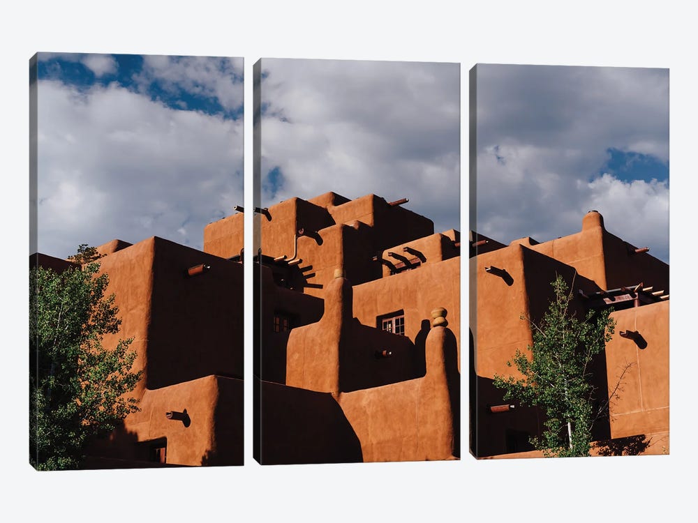 Santa Fe Architecture VIII by Bethany Young 3-piece Canvas Art Print