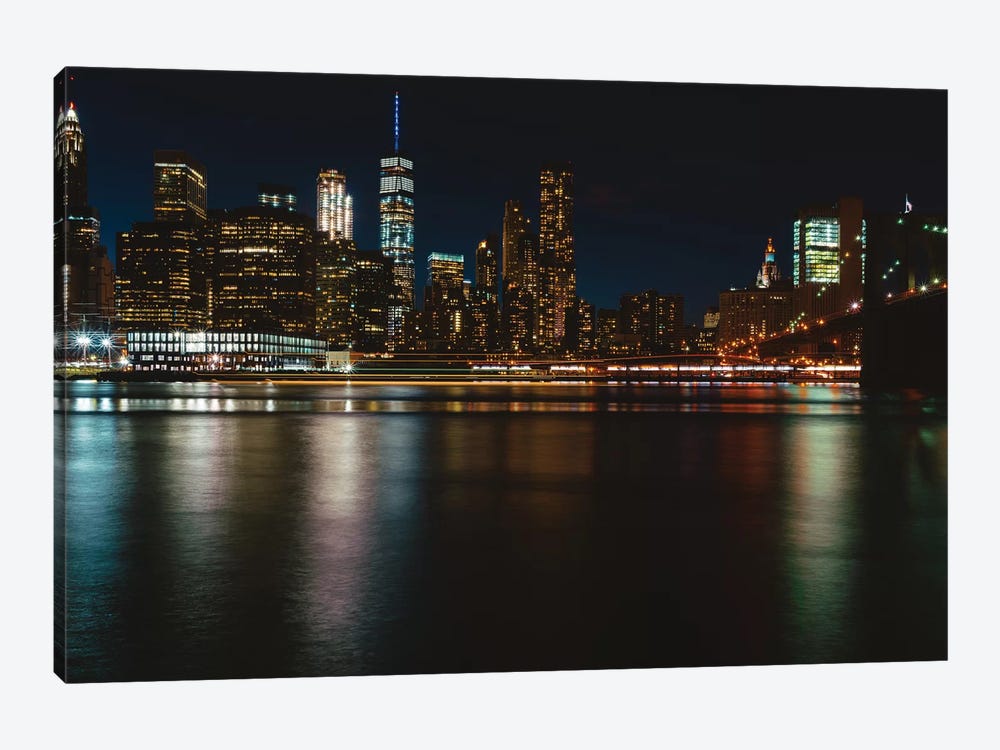 New York Lights IV by Bethany Young 1-piece Canvas Art