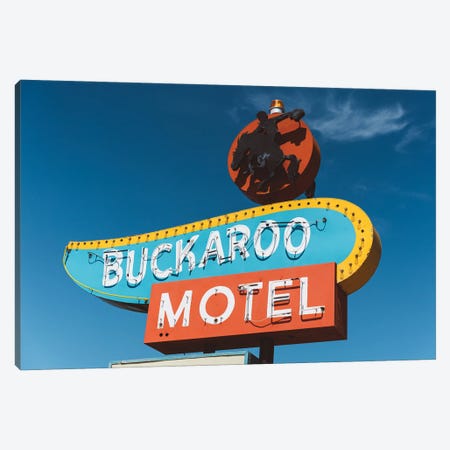 Buckaroo Motel Canvas Print #BTY1444} by Bethany Young Canvas Art
