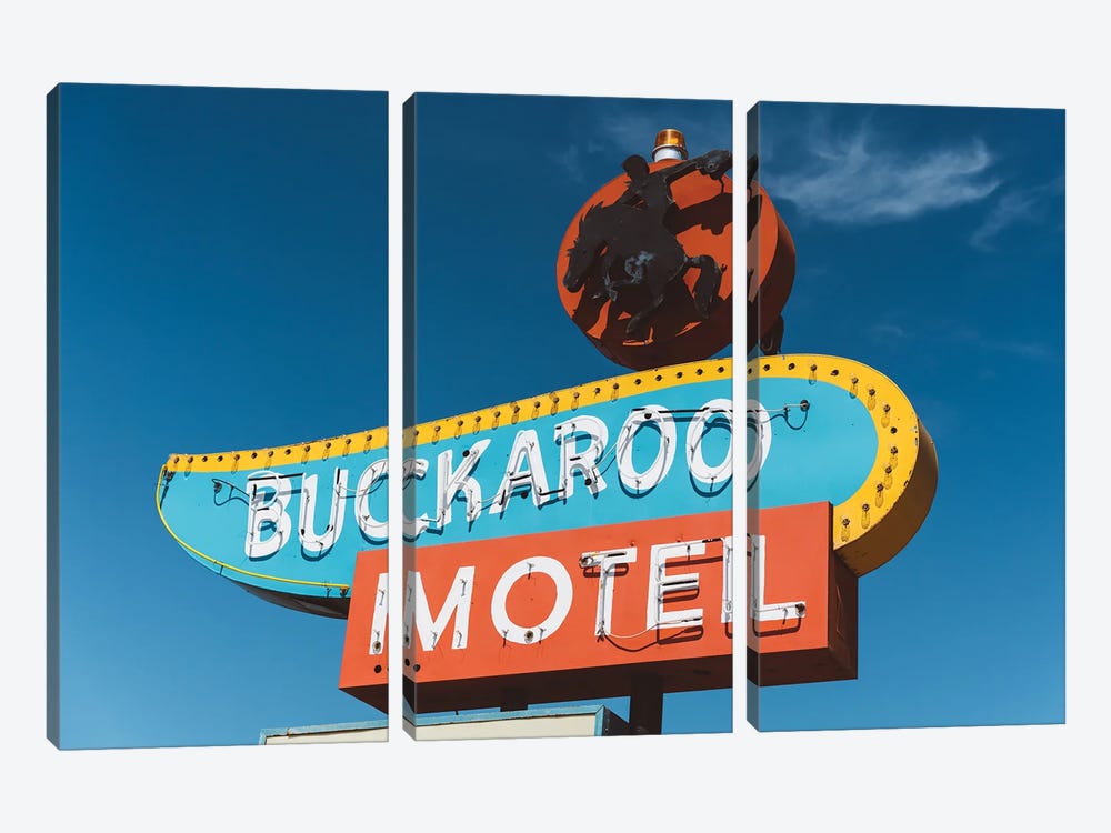 Buckaroo Motel by Bethany Young 3-piece Canvas Wall Art