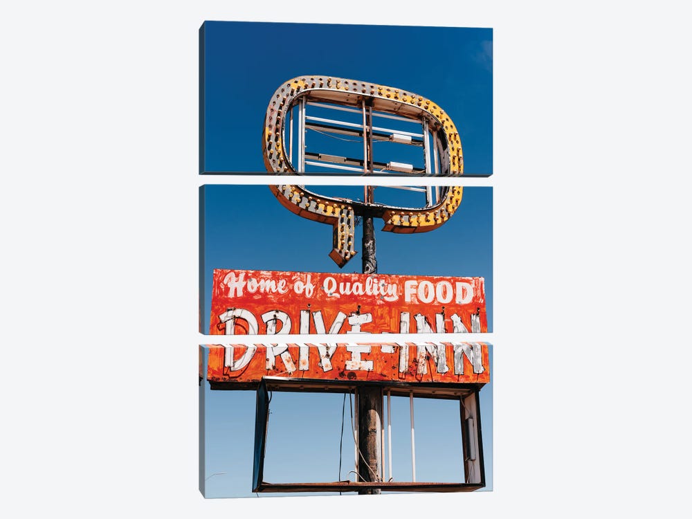 New Mexico Drive Inn by Bethany Young 3-piece Canvas Art Print