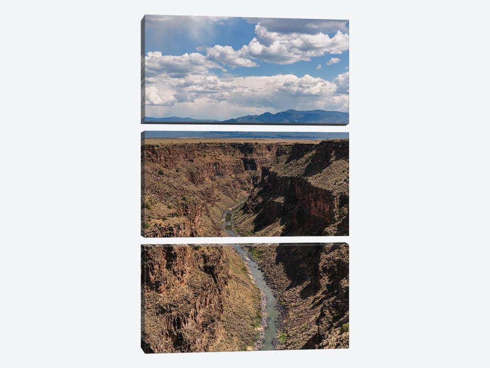Rio Grande Gorge II by Bethany Young 3-piece Canvas Art Print