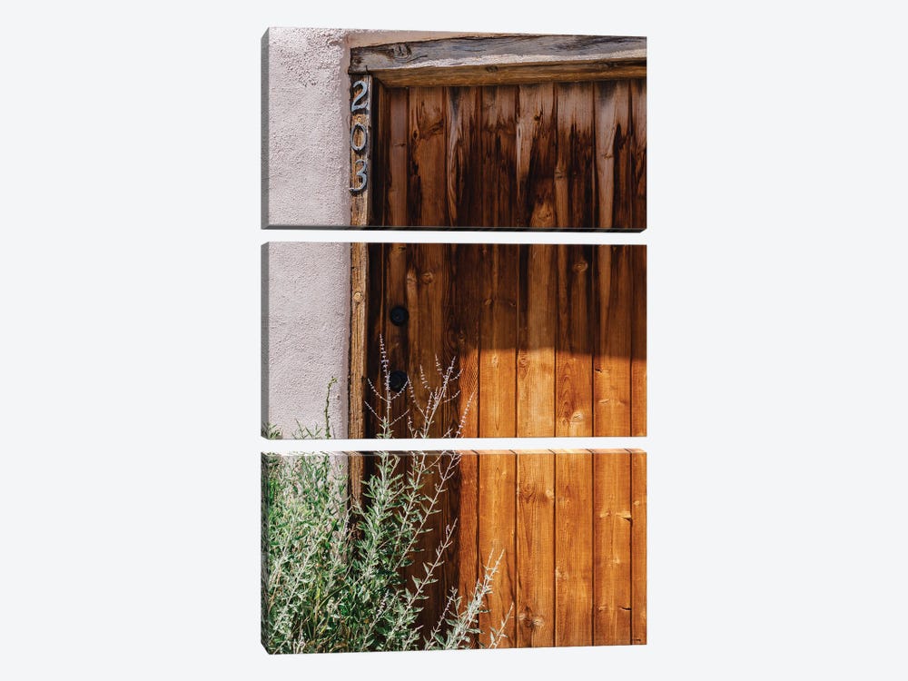 Taos Architecture by Bethany Young 3-piece Canvas Wall Art
