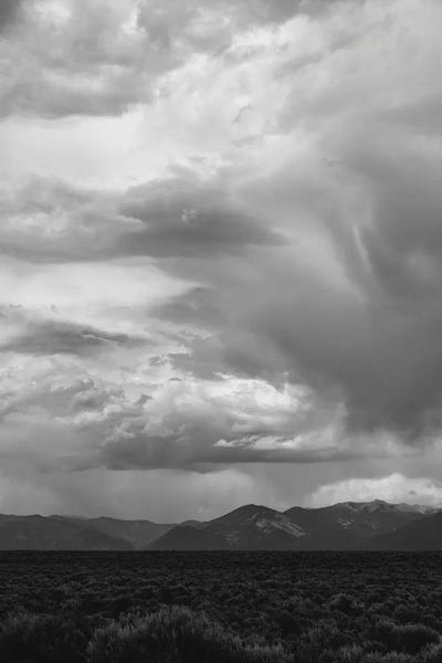 Taos: Taos Mountains Storm V by Bethany Young