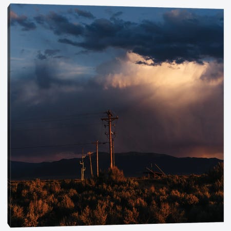 Taos Mountains Sunset III Canvas Print #BTY1509} by Bethany Young Canvas Artwork