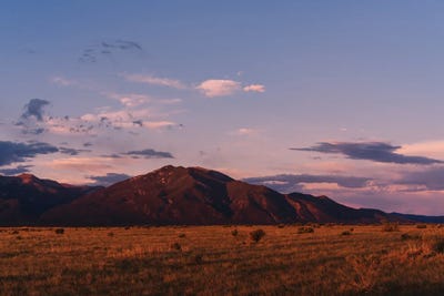 Taos Mountains Sunset V by Bethany Young canvas print