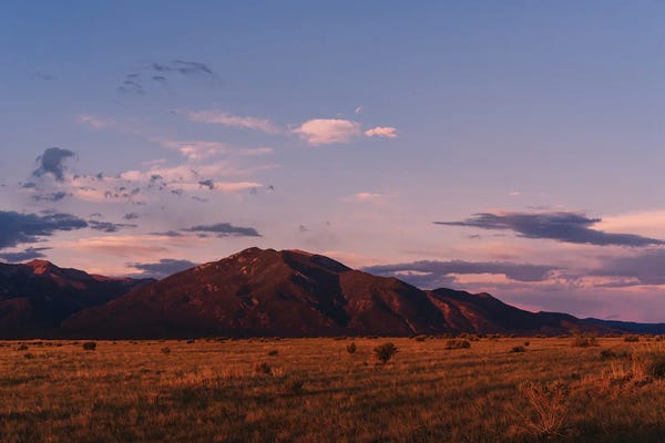 Taos: Taos Mountains Sunset V by Bethany Young