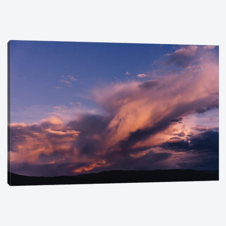 Taos Mountains Sunset Canvas Print #BTY1512} by Bethany Young Canvas Print