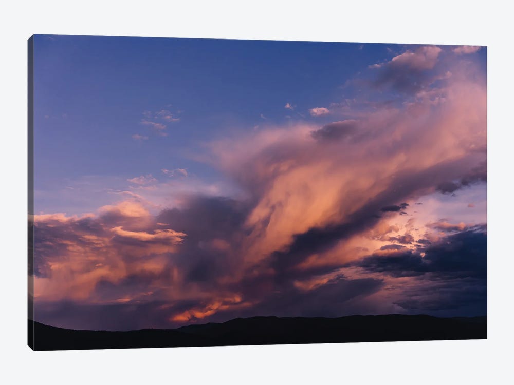 Taos Mountains Sunset by Bethany Young 1-piece Canvas Wall Art