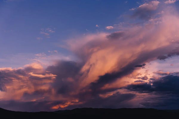 Taos: Taos Mountains Sunset by Bethany Young