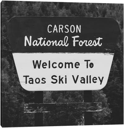 Taos Ski Valley II Canvas Art Print - Skiing Art