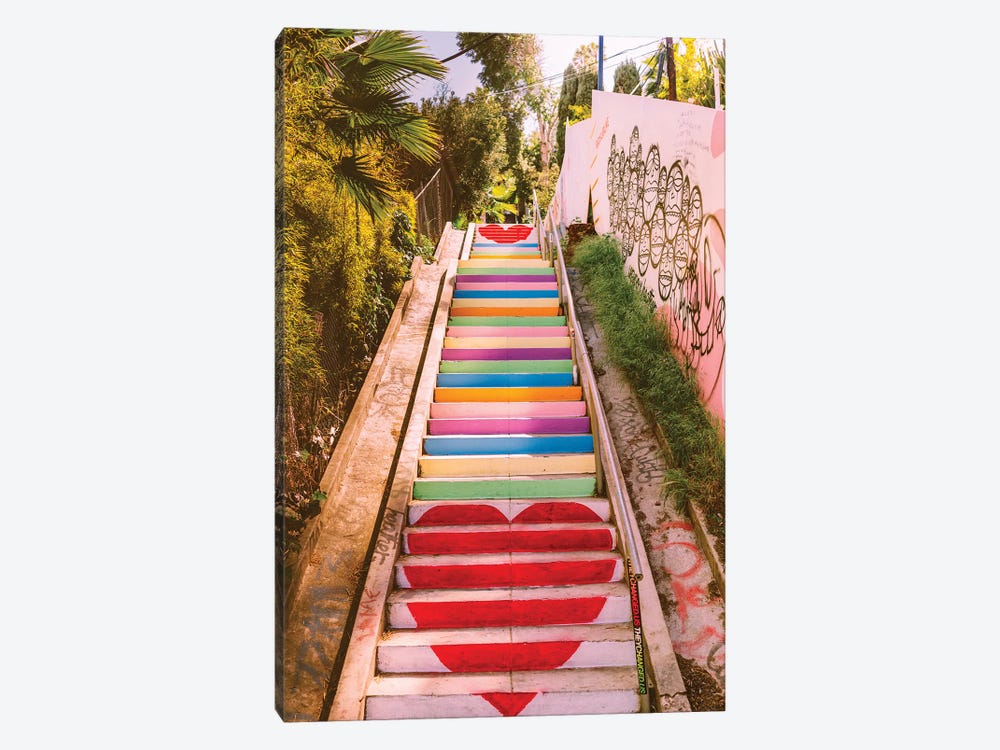 Micheltorena Stairs by Bethany Young 1-piece Canvas Print