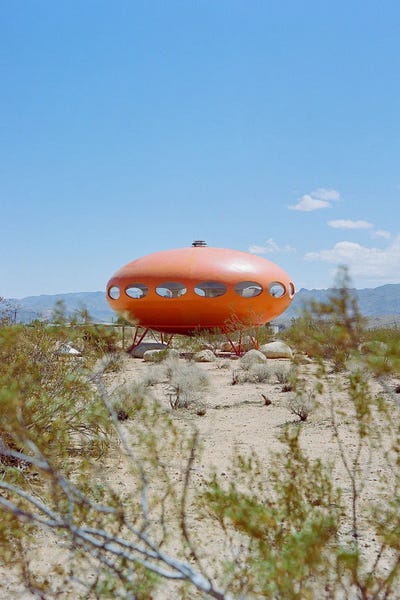 Joshua Tree National Park: Joshua Tree Futuro House by Bethany Young