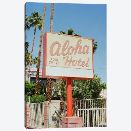 Aloha Hotel Canvas Print #BTY1609} by Bethany Young Art Print
