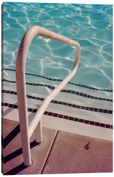 Palm Springs Pool Day Canvas Art Print - Bethany Young