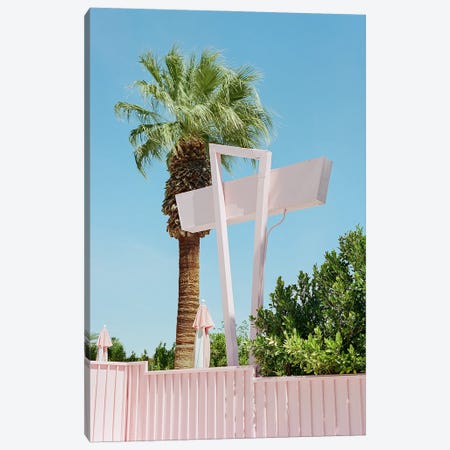 Pink Palm Springs III Canvas Print #BTY1616} by Bethany Young Canvas Print