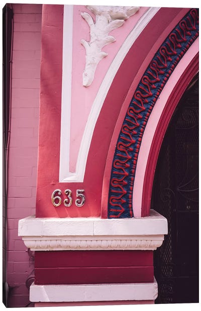 San Francisco Pink Canvas Art Print - Janis Joplin
