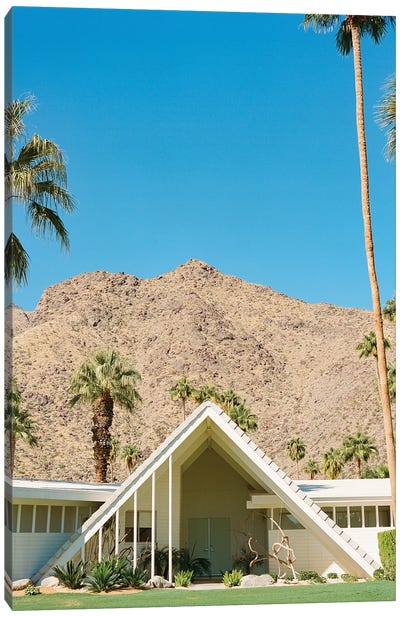 Palm Springs Architecture III On Film Canvas Art Print - Palm Springs Art