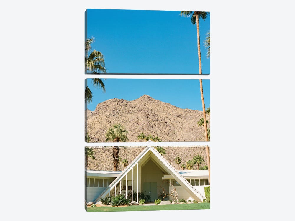 Palm Springs Architecture III On Film by Bethany Young 3-piece Canvas Artwork