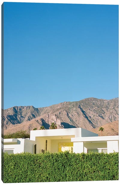 Palm Springs Architecture On Film Canvas Art Print - Palm Springs Art