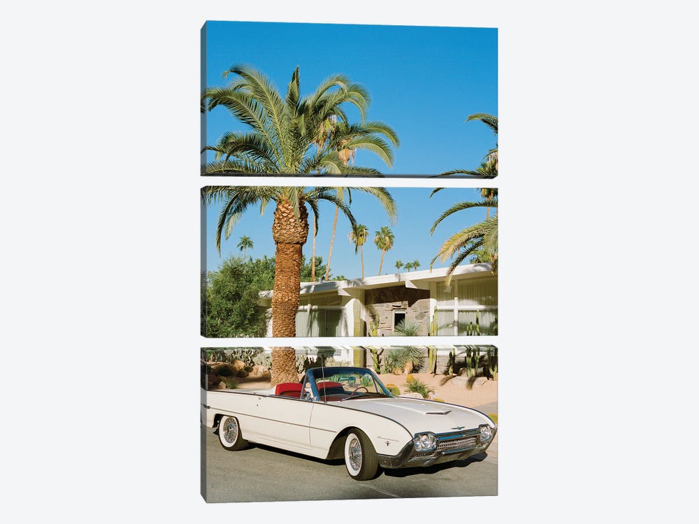 Palm Springs Thunderbird On Film by Bethany Young 3-piece Art Print