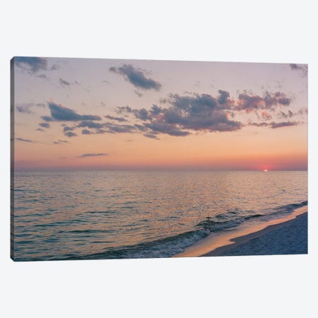 Florida Ocean Sunset III On Film Canvas Print #BTY1664} by Bethany Young Canvas Art