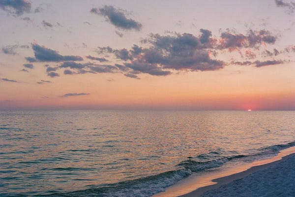 Florida Beaches: Florida Ocean Sunset III On Film by Bethany Young