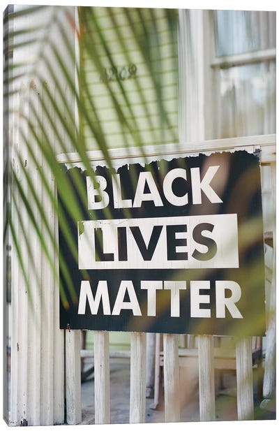 Black Lives Matter On Film Canvas Art Print - Louisiana Art