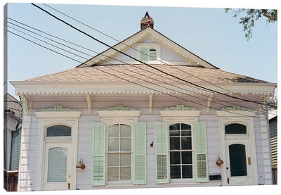 New Orleans Architecture VIII On Film Canvas Art Print - New Orleans Art