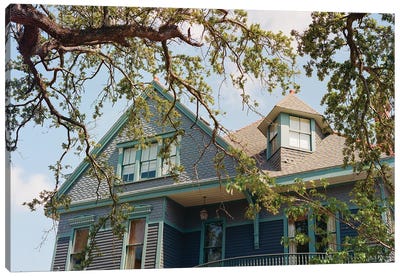 New Orleans Architecture XIV On Film Canvas Art Print - New Orleans Art