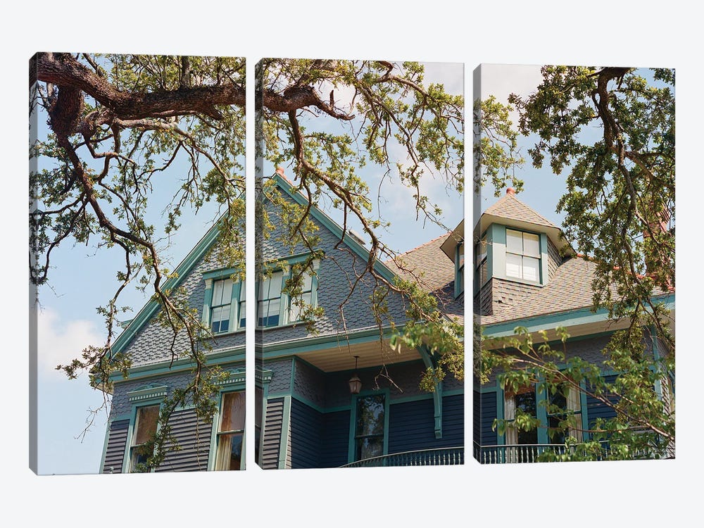New Orleans Architecture XIV On Film by Bethany Young 3-piece Art Print